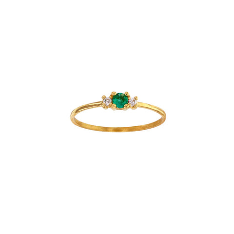 Twinkle Emerald Diamonds ring