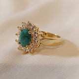 Emerald princess ring